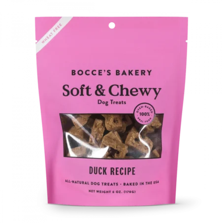 Bocce's Bakery Soft & Chewy Duck Recipe Dog Treats