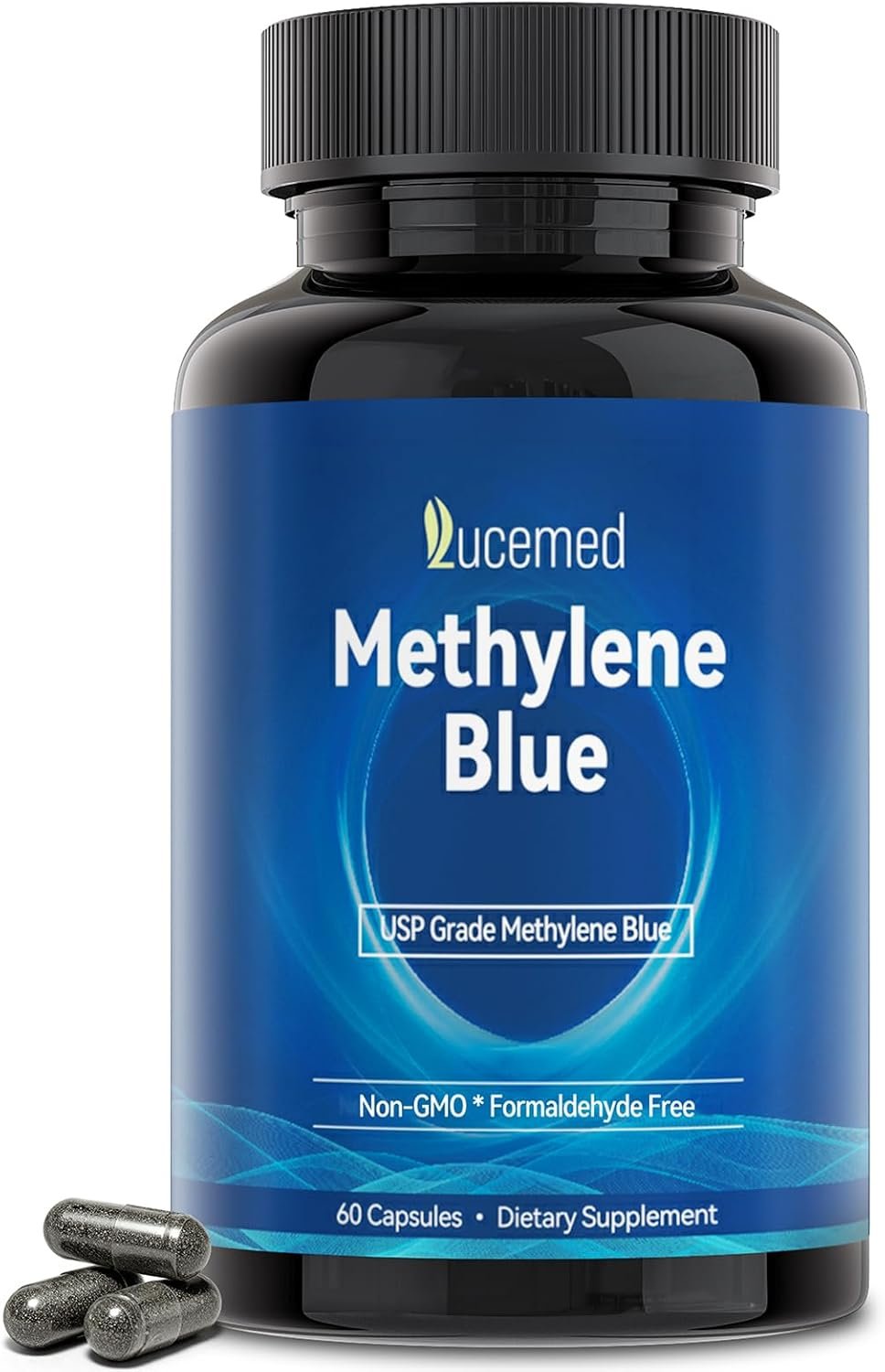 Methylene Blue Capsules, 99.99% Purity USP Pharmaceutical Grade Methylene Blue for Humans, Added Vitamin C Easter & Cocoa Powder, 60 Capsules - Image 4