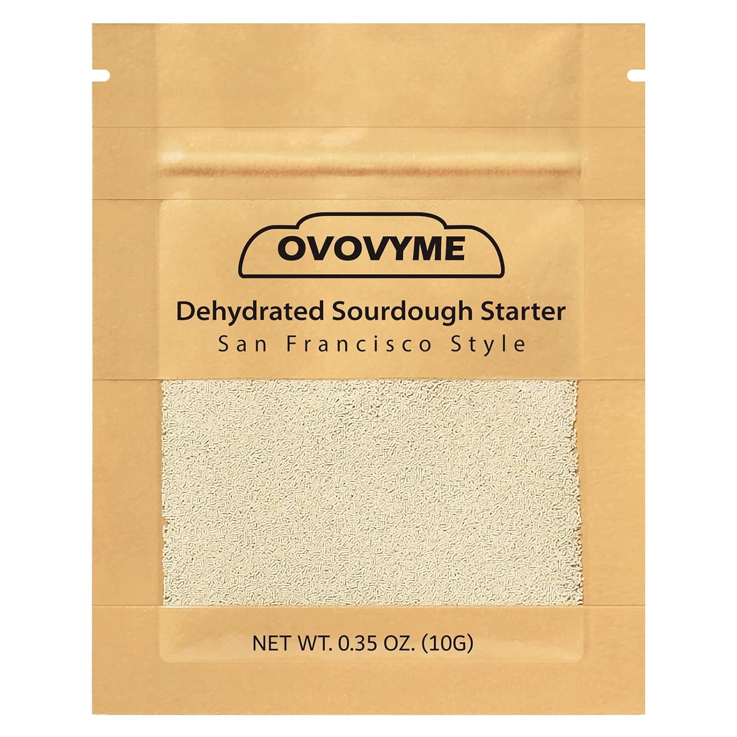 Dehydrated Sourdough Starter San Francisco Style, Fast Activation Sourdough Starter Culture, Sour Dough Starter,Homemade Artisan Bread for Beginner (10G)